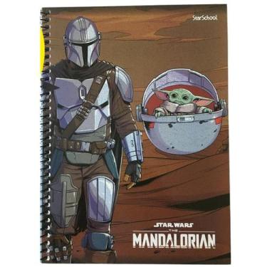 Imagem de Caderno Espiral Capa Dura Star Wars 80 Folhas Starschool