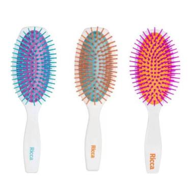 Imagem de Escova De Cabelo Ricca White Oval 238