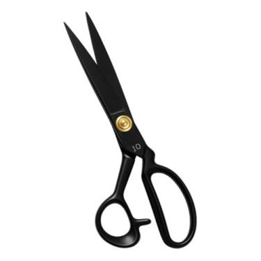 Imagem de Tesoura Costura Titanium Profissional Alfaiate Patchwork NYBC Fabricada Em Titânio Premium E Aço Alemão, Esta Tesoura Oferece Precisão Incomparável E Um Design Ergonômico (12" Polegadas 31cm)