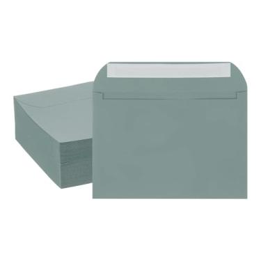 Imagem de PATIKIL Envelopes de convite de 19 x 13 cm, 100 peças autovedantes para convites A7 autoselo para casamentos, cartão de agradecimento, fotos, cartões postais, aniversário, cartões postais