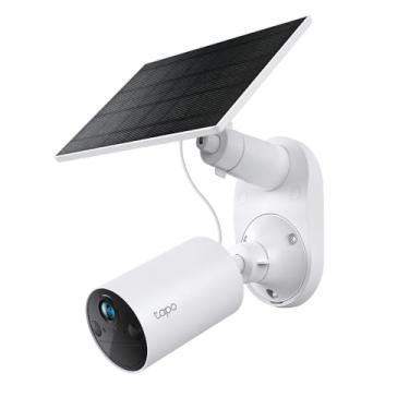 Imagem de Tapo C410 KIT – Câmera de vigilância solar com bateria externa, detecção de pessoas por IA, 2K 3 MP, visão noturna colorida, memória microSD, bateria não removível de 6400 mAh, áudio bidirecional
