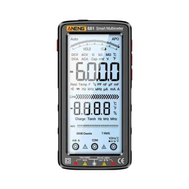 Imagem de Multímetro Digital Recarregável ANENG 681 Testador De Tensão Sem Conta