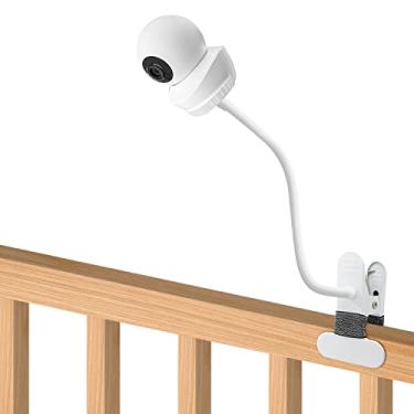Imagem de AOZTSUN Baby Monitor Mount Compatible with Babysense HD S2/ V43 Baby Monitor and Other Baby Monitor with 1/4 Threaded Hole 15.7 inches Flexible Clip Clamp Mount Long Gooseneck Arm
