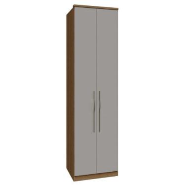 Imagem de Guarda Roupa Modulado 02 Portas com Prateleiras 234cm Setiba - Móveis 