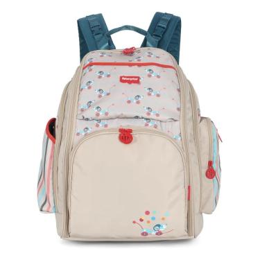 Imagem de Mochila Maternidade Bebê Fisher Price com Trocador Portátil
