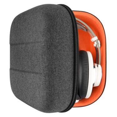 Imagem de Geekria Capa protetora para fones de ouvido compatível com Sennheiser HD820, HD800S, HD800, HD700, HD599SE, bolsa protetora de substituição para transporte de viagem com armazenamento de acessórios