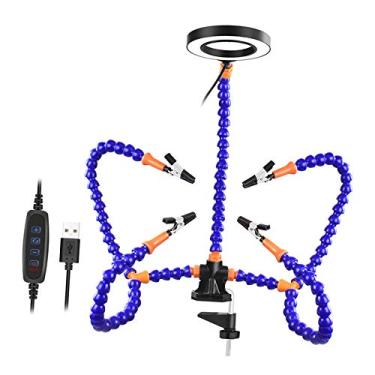 Imagem de DYNWAVE Mãos Que Ajudam Ferramentas de Solda de Terceira Mão Ferramenta de Reparo de Soldagem de Estação de Solda