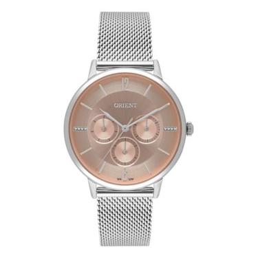 Imagem de RELOGIO ORIENT MULTI ROSA METAL PRATA FBSSM051 R2SX