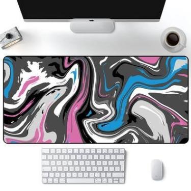 Imagem de Mouse Pad Gamer Speed Extra Grande Profissional 120x60 - Abstrato Premium Rosa