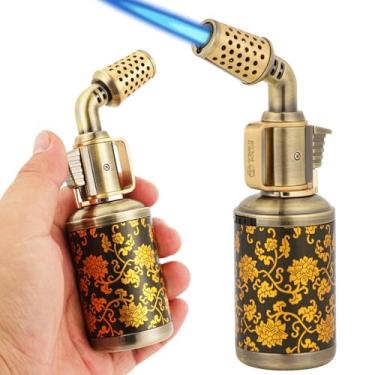 Imagem de M TIME C CLUB Maçarico, Maçarico Profissional De Butano Para Cozinha Com Trava Segurança, Ajustável, Recarregável, Multiuso, Churrasco, Assados, Creme Brulee, Artesanato E Soldagem (Gás Não Incluso)