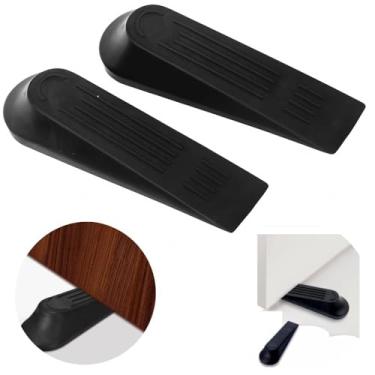 Imagem de Kit 2 Aparadores de Porta Solf Calço Trava Cunha Protetor Flexível Antiderrapante Não Machuca a Porta Evitando Batidas Indesejadas Segurança e Praticidade no Dia a Dia