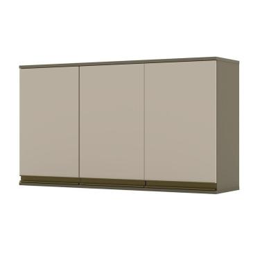 Imagem de Armário Aéreo 03 Portas 120cm Connect Duna Cristal Henn 