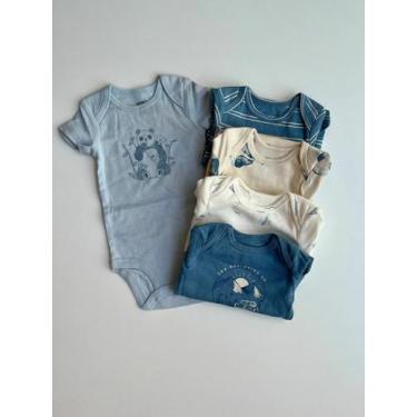 Imagem de Body Infantil Menino Urso Kit Com 5 Peças Carters - Carter's, 12M