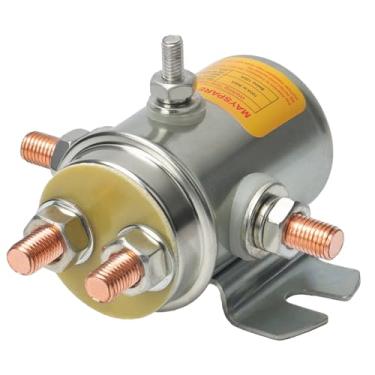 Imagem de Relé solenoide de 5 terminais 12V 440003 440110 24401-01 para carrinho de golfe Prestolite Ramsey Winch SBD4201D 15-301 15-338 Compatível com motor de aviso