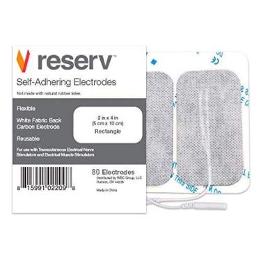 Imagem de Almofadas de eletrodo Reserv Retangle de 5 cm x 10 cm para TENS/EMS (8