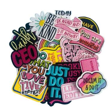 Imagem de 25 peças de adesivos para meninas, bordados, costurados, para roupas, calças, chapéus, meias, jeans, acessórios DIY