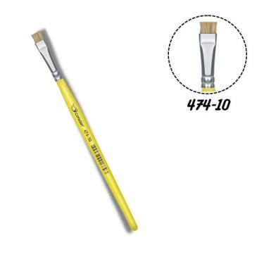 Imagem de Pincel Condor 474-10 Chato Pelo Naturais Cabo Curto