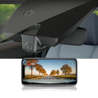 Imagem de Fitcamx 4K Dash Cam Adequada para Hyundai Santa Fe 2019 2020 (Part No#S2000) SE SEL Plus Limited Ultimate, OEM Estilo, UHD 2160P Vídeo, WiFi & APP, Loop Gravação, G-Sensor, Fácil de Usar, 64GB Cartão