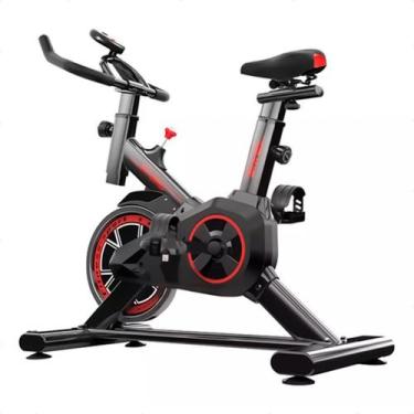 Imagem de Bicicleta ergométrica Meta Parts X11 cor preto e vermelho