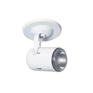 Imagem de Spot Sobrepor Alumínio Para 1 Lâmpada 50w Gu10 Biancoluce Branco - Lcg