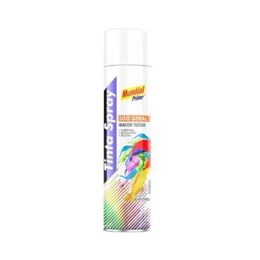 Imagem de Tinta Spray Uso Geral 400ml - Mundial Prime, Branco