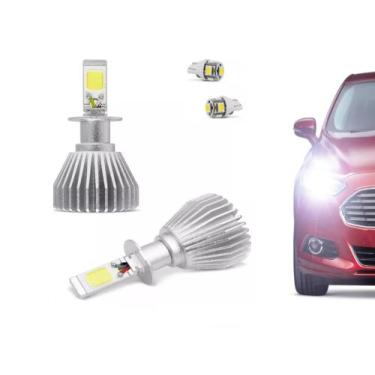 Imagem de Kit Lâmpadas Super Led Headlight H4 2D 6000k + Pingos - Tiger