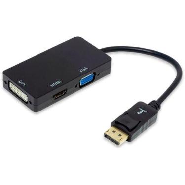 Imagem de Cabo Conversor 3 Em 1 - Displayport-M X hdmi/dvi/vga - Lotus