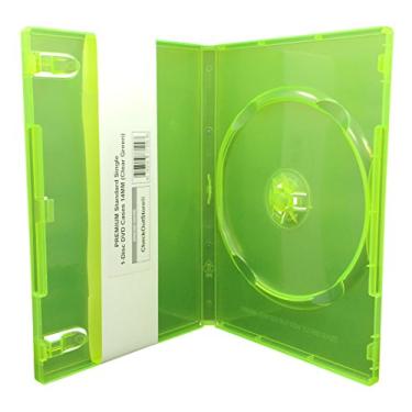 Imagem de (25) Capas para DVD CheckOutStore Premium Standard Single 1-Disc 14 mm (Verde Claro)