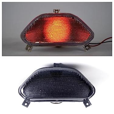 Imagem de TOPZONE Compatível com Suzuki 1996-1999 BANDIT GSF600; 1997-2000 BANDIT GSF1200; Lâmpada traseira de LED integrada Função de Idicador SIgnal 35710-31F00-000 (Lente Smoke)