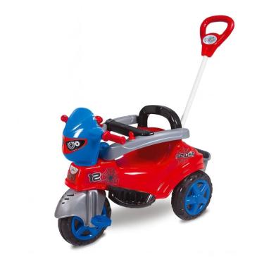 Imagem de Triciclo Infantil Baby City Passeio Empurrar Spider Bebe