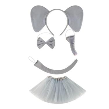 Imagem de Wzmzjy Fantasias de Elefante para Festa de Aniversário, Carnaval, Cosplay, com Saia