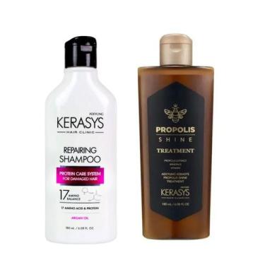 Imagem de Kerasys Kit (Shampoo Repairing + Tratamento Própolis Shine) 180ml