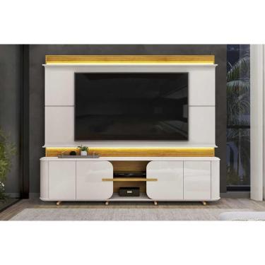 Imagem de Home P/ Tv Até 75 Pol Lord C/ 4 Porta 240x200cm Bali/cedro - Dj Móveis