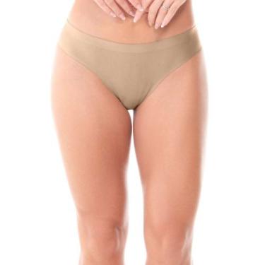 Imagem de Calcinha Tanga Termofusionada Bege Zee Rucci, M