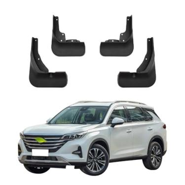Imagem de 4 Pces Para-Lamas para Automóveis, Protetor de Lama Resistente do Respingo Plástico de Proteção Reforçada compatível com Trumpchi GS5 2020 2021 2022 2023 2024