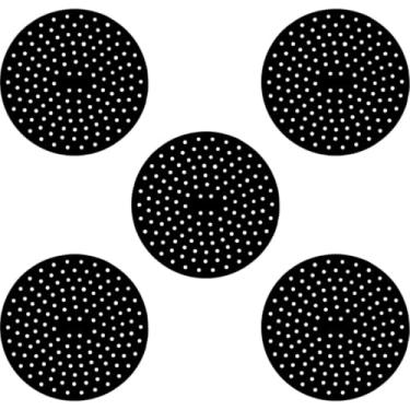 Imagem de Protetor De Fogão Indução de Silicone Tapete Fogão Indução Redondo(5 Pretos)