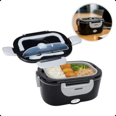 Imagem de Marmiteira Marmita Eletrica BIVOLT 110V 220V Marmitex Portatil Para Co