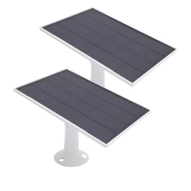 Imagem de VBESTLIFE Painel Solar para Câmera Blink Outdoor 4, Micro USB e Carregador Solar Tipo C Com Montagem Ajustável de 360 ​​°, IP65 à Prova D'água para Energia Contínua