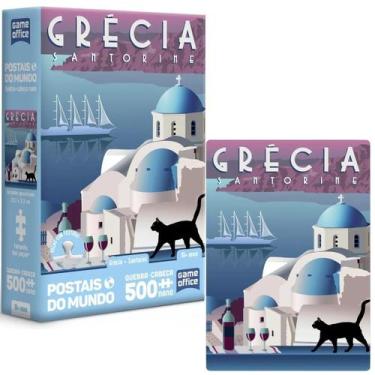 Imagem de Grécia Quebra-Cabeça Nano 500 Peças Postais Do Mundo Toyster
