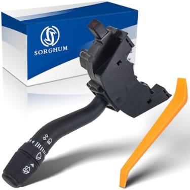 Imagem de Sorghum Interruptor de seta - conjunto de interruptor de limpador de para-brisa multifuncional compatível com Ford F150/F250/F-650/F-750 e F250/F350/F450/F-550 Super Duty Substitui OEM YL3Z13K359AAA
