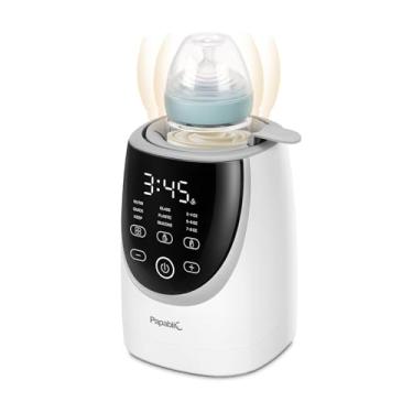 Imagem de Papablic Aquecedor de mamadeira giratório NutriWarm – Tecnologia avançada de aquecimento que preserva nutrientes, aquecimento rápido e uniforme para leite materno e fórmula, controle preciso de