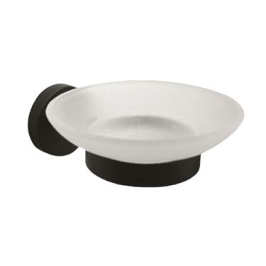 Imagem de Suporte de toalhas de aço inoxidável preto fosco para parede, saboneteira, suporte para papel higiênico, ganchos para toalhas, acessórios para banheiro, saboneteira