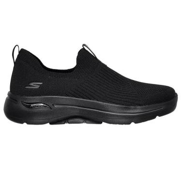 Imagem de Tênis Feminino Skechers Go Walk Arch Fit Preto - 1244-Feminino