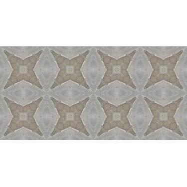 Imagem de Quadro Decorativo com Estampa Fine Gray Texture Mosaic Kaleidoscope 30 x 30 Papel 2 unidades