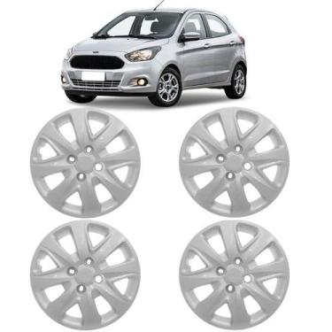 Imagem de Jogo Calota Ford Ka Aro 14 2015 até 2018 Cubo Baixo - Grid Calotas
