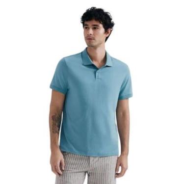Imagem de Camiseta Polo Hering Masculina Manga Curta Algodão Pima-Masculino