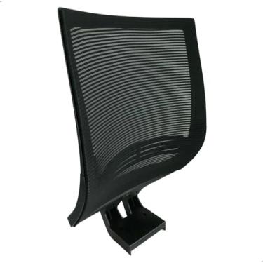 Imagem de Encosto Substituto para Cadeira MAG – Modelo Telado Ergonômico com Suporte Lombar, Tela Mesh Confortável, Resistente e Ventilada,Preto
