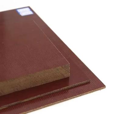 Imagem de Phenolic Bakelite Sheet, Composite Insulation Glulam Board Wooden Fabric Resin Plate 1pc(2 * 300 * 300mm)