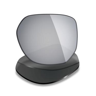 Imagem de Mryok Lentes de reposição UV400 para óculos de sol Oakley Latch Beta, HD Polarized, proteção UV, resistente a impactos e ajuste perfeito - Titânio prata