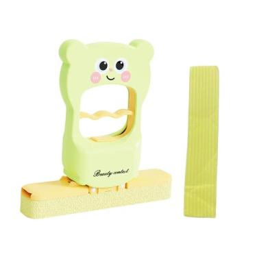 Imagem de IEUDNS Mini esfregão de mesa dobrável, esponja de limpeza portátil, esfregão de mesa portátil, de limpeza de pisos para azulejos, espelhos de, Verde com 1 Esponja